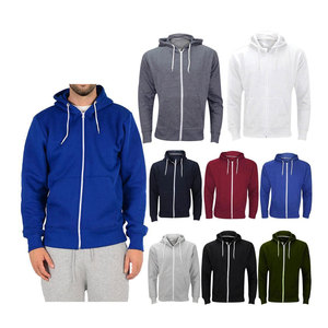 เสื้อฮู้ดมีซิปสำหรับผู้ชายเสื้อฮู้ดเข้ารูปผ้าฝ้ายเสื้อสวมหัวแนวสตรีทแวร์ผ้าคอตตอนรุ่นน้ำหนักซัก - Product Image 5