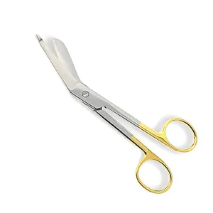 Half Gold Knowles Bandage Scissors Deutscher Stahl Winkels chaft Medical Scissor 5.5 "Chirurgische Operations schere