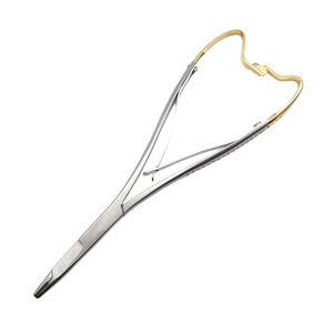 Mathieu dentaire orthodontique porte-aiguille manuel anti-acide en acier inoxydable coussin de luxe poignée 3 positions de mâchoire - Product Image 2