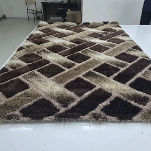 Alfombra Turca de Bambú Adiva, Tejida a Máquina, de Pelo Medio, Reversible, con Base de Yute Resistente a las Arrugas, para Oficina - Product Image 1