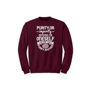 Sweat-shirt en mélange de coton avec des thèmes de bouddha imprimés Style décontracté 12 options de couleur 260-280 Placement de conception personnalisable GSM lourd - Product Image 1