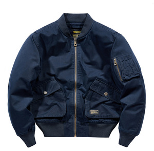 .แจ็กเก็ตบอมเบอร์ผู้ชายน้ำหนักเบาระบายอากาศได้ดีผ้าปิดซิปเต็มตัวเหมาะสำหรับชุดลำลองการเดินทางและกีฬากลางแจ้ง - Product Image 3