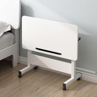 Table d'appoint mobile OEM pour ordinateur portable, réglable en hauteur et inclinable, avec roulettes, pour usage domestique et hospitalier