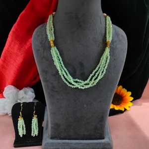 ชุดสร้อยคอยาวประดับคริสตัลและไข่มุกที่มีคุณภาพดีที่สุดชุดเครื่องประดับหรูหราเพื่อยกระดับทุกชุดสร้อยคอไข่มุกมาลาสำหรับเด็กผู้หญิง - Product Image 2