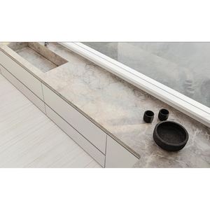 Custom <b>Kitchen</b> & <b>Bathroom</b> Vanity Tops Porcelain Natural Stone Countertops Carrara Calacata Prefab Cut Sizes for Hotels Projects - Product Image 2