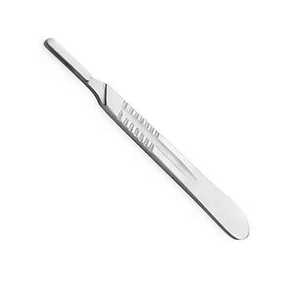 Lot de 10 poignées de scalpel jetables stériles et lames en acier inoxydable pour l'anatomie chirurgicale - Product Image 2