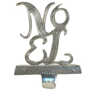 Snow Flake Silver Polish Metal <b>Stocking</b> <b>Holder</b> For Christmas Home Party Decorative - Product Image 3
