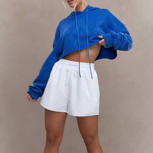 Mejor Venta de uso al aire libre Mujeres Crop Top Sudaderas con capucha Ropa de moda Durable Mujeres Crop Top Sudaderas con capucha - Product Image 3