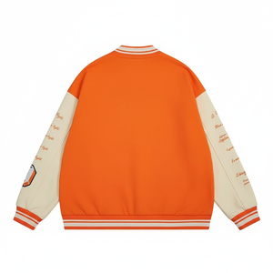 Custom <b>Varsity</b> <b>Jacket</b> Unisex Baseball College <b>Bomber</b> Outerwear for Team Uniform or Trendy Streetwear Style - Product Image 2