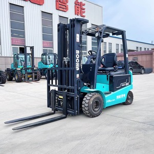 Carretilla elevadora eléctrica asequible 1 tonelada 2 toneladas 3 toneladas granja todo terreno potente terreno áspero carretilla elevadora duradera precio barato - Product Image 4