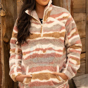 Ropa de Talla Grande para Mujer Hecha en Pakistán, Sudaderas de Manga Larga, Sudaderas de Lana Sherpa de Venta Caliente - Product Image 3