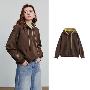 เสื้อมีฮู้ดย้อนยุคซักกรดมีฮู้ดใหม่ล่าสุด - Product Image 5