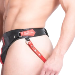 Leatherette Classic Cut Jeans <b>Mens</b> Black Faux <b>Leather</b> Straight Leg Fetish <b>Pants</b> - Product Image 6