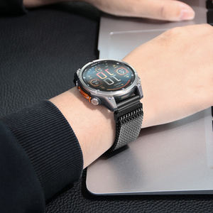 Bracelet de montre magnétique en boucle milanaise QuickFit 26 mm 22 mm sans espaces pour Garmin <span class=keywords><strong>Fenix</strong></span> 8 7x 7pro 6 <span class=keywords><strong>6pro</strong></span> 5 Bracelet de montre pour Enduro 3 2 1 - Product Image 5