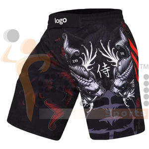 Short Mma personnalisé en gros pour hommes 2024 Shorts Bjj Jiu Jitsu imprimé par sublimation pour hommes au Pakistan - Product Image 2