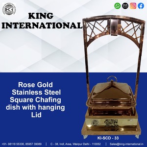 Equipement de cuisine pour restaurant Chauffe-plats Chafing Pure Gold chauffe-plats hydrauliques pour hôtellerie restauration - Product Image 5