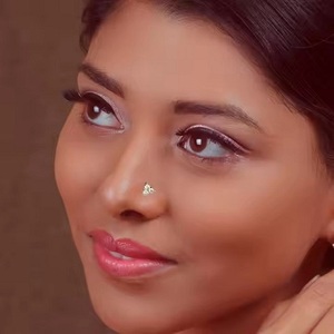 14KT Yellow <b>Gold</b> Certified Trendy Rose <b>Gold</b> Lab Grown Diamond <b>Nose</b> Pin Stylish Floral Design Fine Piercing Jewelry For Women - Product Image 3