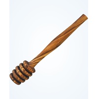 Dosificador de Miel de Madera Natural Pulida, Ecológico, Duradero, Tamaño Personalizado, Diseño Moderno en Caja, para Servir Miel y Jarabes