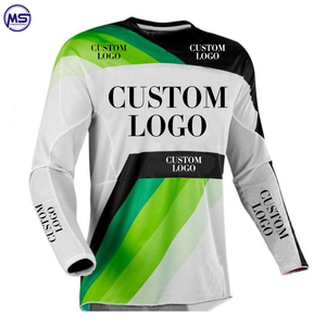 Venta caliente profesional de carreras para hombres ropa deportiva logotipo personalizado impresión Motocross camisa transpirable y resistente al viento - Product Image 5
