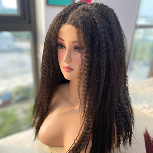 Luxe HD Lace Front Perruques 180 Densité Brut Vietnamien Crépus Droite Cheveux Humains 13x4 Dentelle Frontale Perruque Pré Plucket UPS DHL FEDEX - Product Image 1