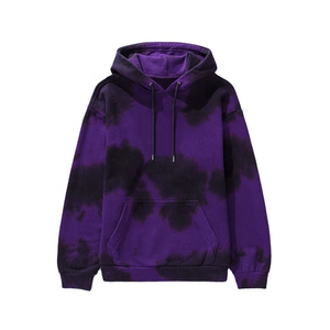Meilleures ventes de basiques : sweats à capuche et sweat-shirts en molleton pour hommes 100 % coton biologique, tie-dye, avec poche - logo personnalisé de haute qualité - Product Image 1