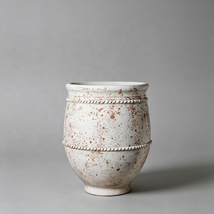 Jardinière en ciment de style vintage américain, grande taille, pour extérieur/intérieur, sculptée à <span class=keywords><strong>la</strong></span> main, durable, avec trou de drainage, pour villa de luxe, jardin - Product Image 6