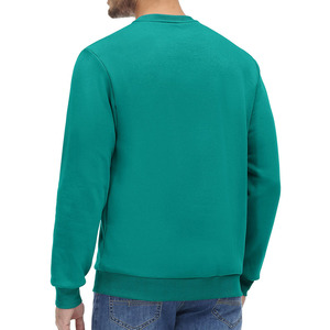 Sudadera con capucha personalizada de color sólido para hombre Sudaderas con capucha mezcladas de algodón básicas de manga larga transpirables con logotipo personalizado para hombre - Product Image 2