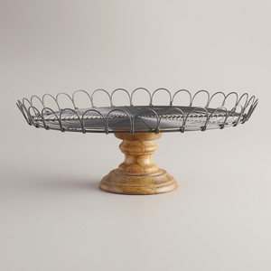 Vintage Fer Fil Rond Bol De Stockage - Product Image 3
