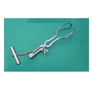 Fórceps obstétricos Barnes Neville de acero inoxidable de alta calidad, mango de tracción de 15,5 ejes, Manual CE certificado ENGR - Product Image 1