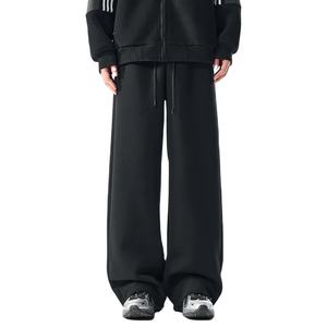 กางเกงขายาวทรงตรงผ้าหนาสำหรับผู้ชาย คอลเลคชั่นฤดูใบไม้ร่วง 2025 แฟชั่นใหม่ สไตล์ลำลอง สวมใส่สบาย ทรงหลวม เสื้อผ้าผู้ชาย - Product Image 4