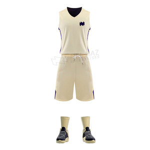 Poliéster hecho de la mejor calidad púrpura y piel BSCI, poliéster, ropa deportiva Uniforme de baloncesto de color Uniforme de baloncesto deportivo - Product Image 2