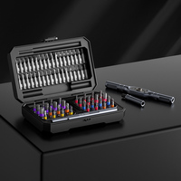 UF-TOOLS Set Obeng Ratchet Profesional 71-Piece dengan Pegangan Ganda dari Paduan Aluminium untuk DIY Furnitur PC Laptop