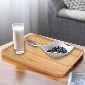 Bandeja de Servir de Bambú Lacado de Alta Calidad, Diseño Elegante, Rectangular, Utensilios de Cocina, Decoración Ecológica, Regalo Multiusos - Product Image 3