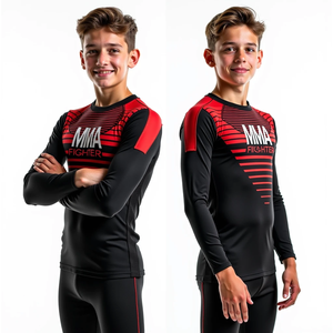 Fabricant de protège-rougeurs BJJ personnalisé Impression par sublimation de haute qualité Protège-rougeurs MMA durables pour la compétition et la salle de sport - Product Image 5