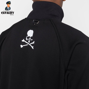CAVALRY SKT COMPANY Chaquetas deportivas de alta calidad para hombre Cremallera completa Negra con cuello levantado Estilo agradable Material de lona Servicio OEM - Product Image 5