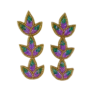 Pendientes de cuentas de último diseño 2024 a precio mayorista de La India, muy buena calidad, último diseño - Product Image 1