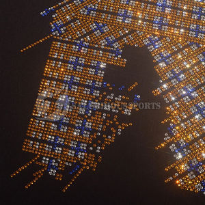 Venta al por mayor Rhinestone camiseta hombres 100% algodón cuello redondo logotipo personalizado diseño Rhinestone camiseta - Product Image 4