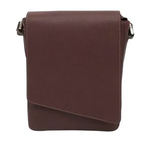 Bolso de hombro personalizado de piel sintética para hombre, diseño de mensajero transfronterizo con carga USB, características de transporte en diagonal en el pecho, diseño de Francia - Product Image 3