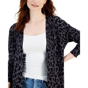 Cardigan Casual da Donna Style & Co, Grigio Taglia X-Small, Lunghezza Corta con Decorazione a Bottoni, Collezione Autunnale - Product Image 3