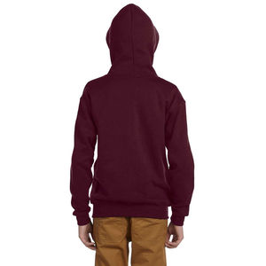 Vente en gros de pulls à capuche raglan 100% coton personnalisés pour garçons, sweats lourds et amples avec col à capuche pour enfants - Product Image 2