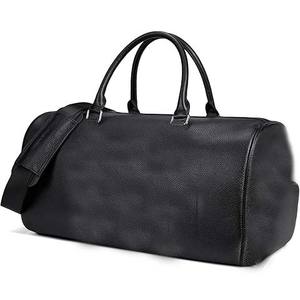 Bolsas de lona de cuero en relieve personalizadas Cuero genuino Hecho en Pakistán Gran capacidad para viajes - Product Image 1