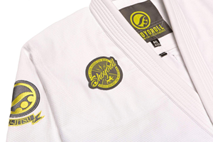 2024 nuevo diseño blanco 100% algodón transpirable Judo y BJJ Karate uniforme para adultos Unisex trajes de artes marciales servicio OEM disponible - Product Image 4