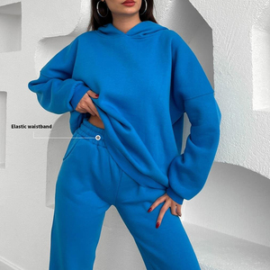 New Arrival Women Clothing Custom Heavyweight Embossed Hoodies Oversized Fleece Plain Plus Size Women Hoodies Sweatshirts Cotton - Product Image 3