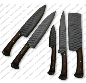 Đen rèn 240 mm Gyuto dao thủ công giả mạo dao nhà bếp <span class=keywords><strong>3</strong></span> Lớp USA BG-42 bột thép tay cầm bằng gỗ - Product Image 2