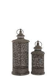 Latest Design Metal <b>Lantern</b> <b>Set</b> of 2 for Home Festival Decorative <b>Lanterns</b> Black & Gold Color Modern Design Metal <b>Lantern</b> Holder - Product Image 5