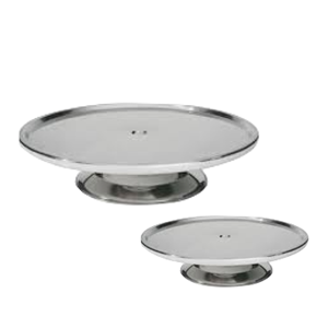 Soporte de pastel de forma redonda de acero inoxidable de metal para cumpleaños decorativo hecho de metal puro disponible al por mayor - Product Image 5