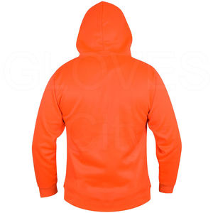 Fabricante de Ropa OEM, Sudaderas con Capucha Impermeables de Forro Polar para Invierno, Diseño Bordado Personalizado, 100% Algodón Orgánico - Product Image 3