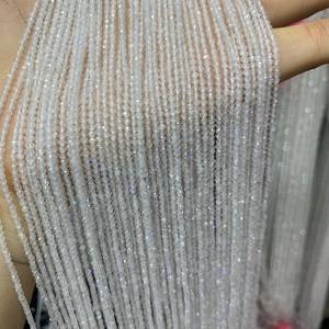 Mehrajudin Gems Model 000 Rondelled Natural Gemstone <b>White</b> Cutting Beads for <b>Pen</b> Beads Nice Quality Necklace Wholesale Price - Product Image 3