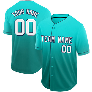 Buena calidad sublimación personalizada nombre del equipo Logo poliéster transpirable béisbol suave Jerseys precio barato superventas transpirable - Product Image 5