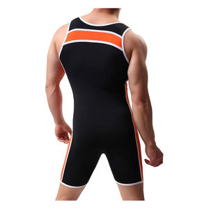 New Arrival Spandex Polyester Wrestling Wear <b>Men</b> Wrestling <b>Singlet</b> Quick Dry Customized Wrestling <b>Singlet</b> - Product Image 4